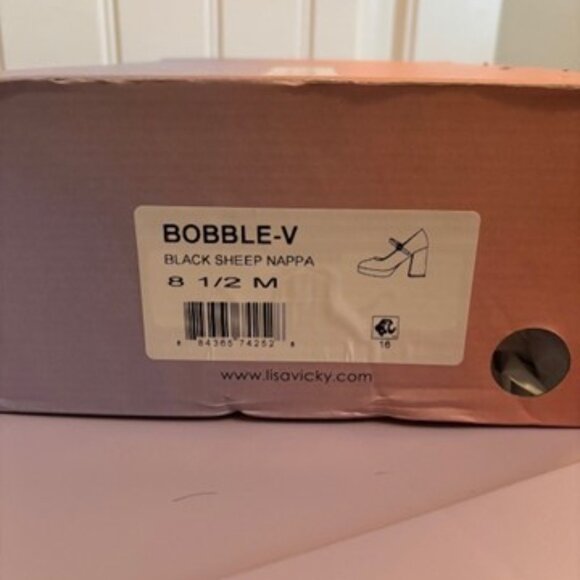 NWT Lisa Vicky Black Bobble Platform Maryjane Pump - 8 1/2 Women - Picture 10 of 10